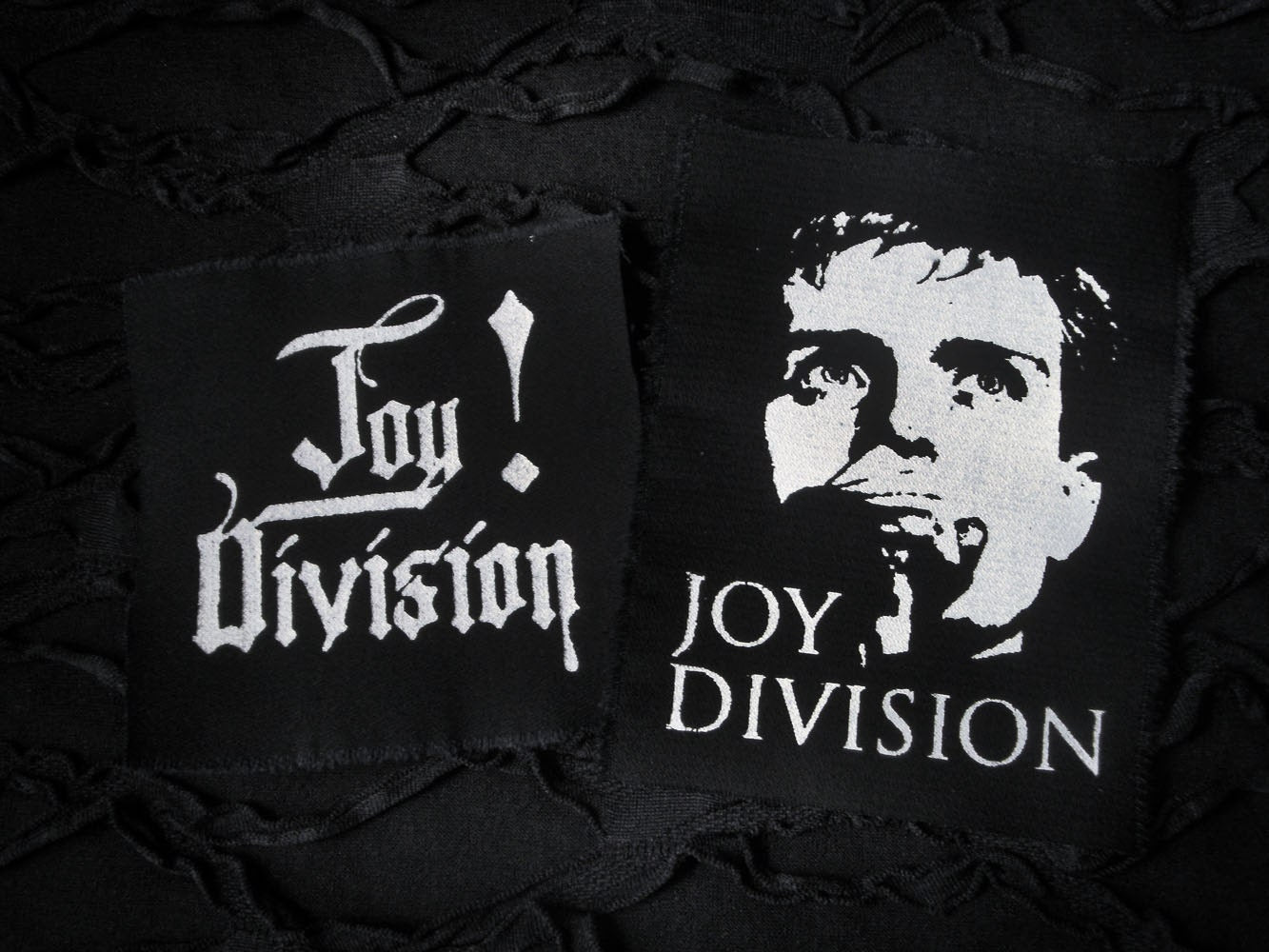 Joy Division Ian Curtis Screen print Sew-on Patch