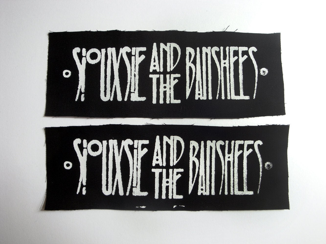 Siouxsie and the Banshees Screen print Sew-on Patch