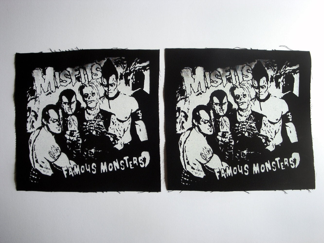 The Misfits Famous Monsters Screen print Sew-on Patch