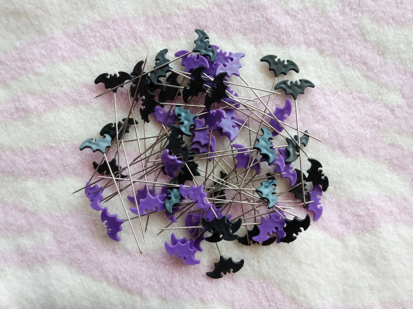 Cute Bats Sewing Pins/Needles for Sew-on Patches