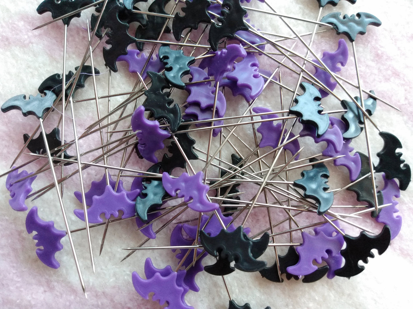 Cute Bats Sewing Pins/Needles for Sew-on Patches