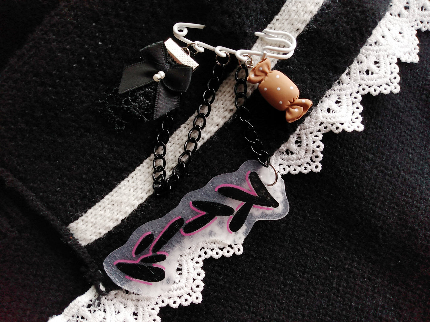 Sweet Candy Japanese Charms Kawaii Decora Kilt Pin Brooch