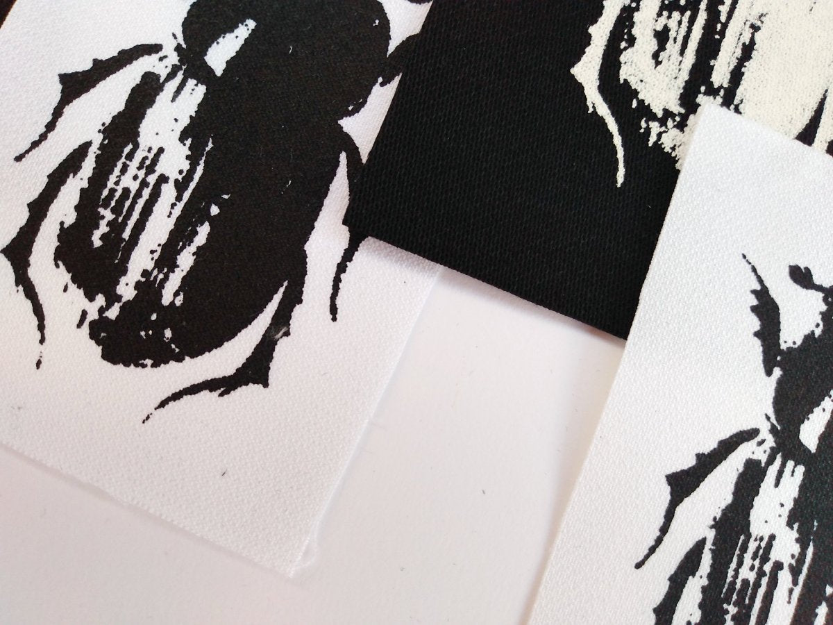 Beetles Screen print Sew-on Patches