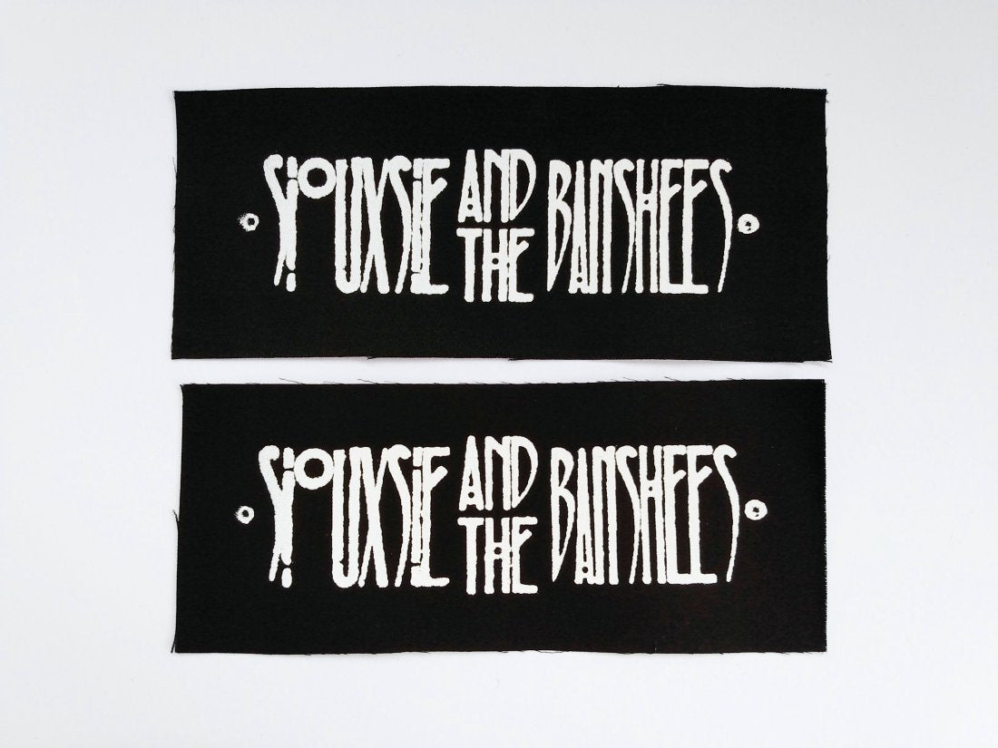 Siouxsie and the Banshees Screen print Sew-on Patches