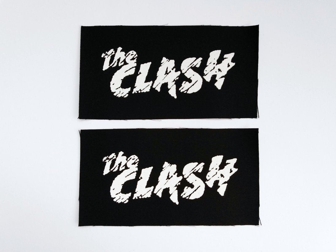 The Clash Screen print Sew-on Patches