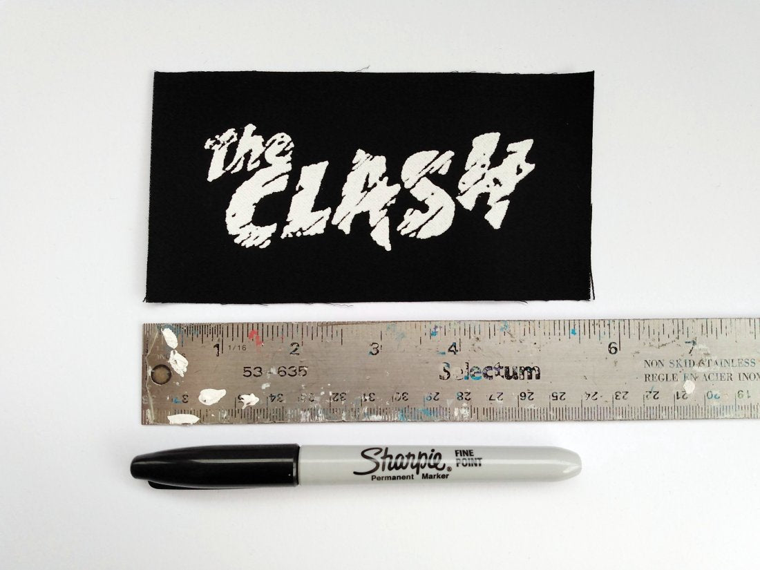 The Clash Screen print Sew-on Patches