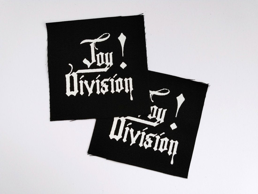 Joy Division Screen print Sew-on Patches