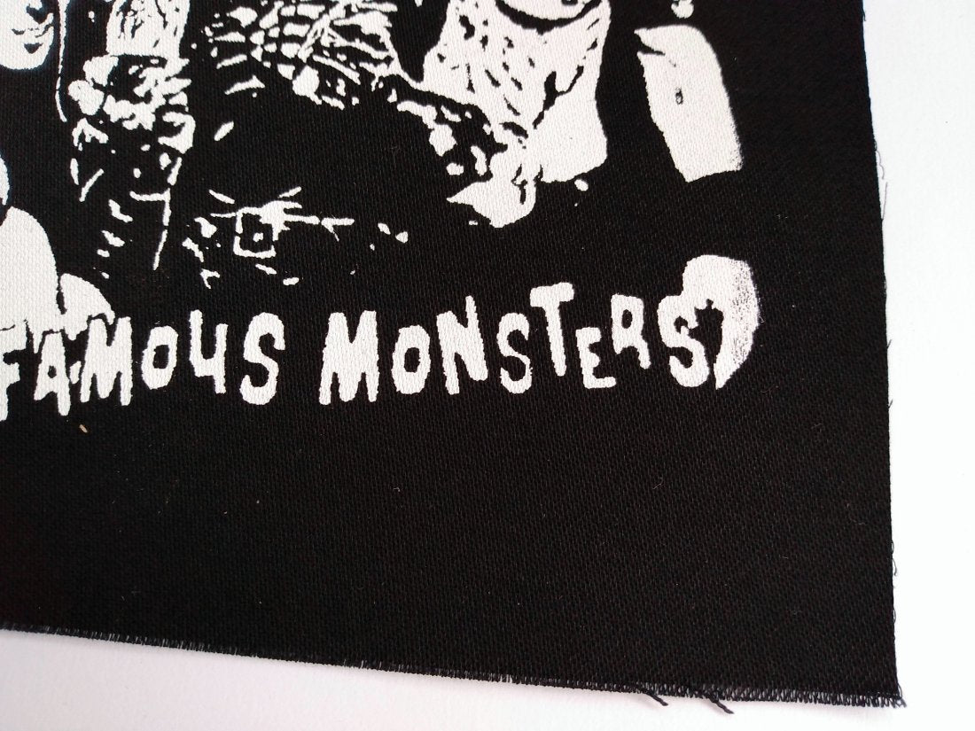 The Misfits Famous Monsters Screen print Sew-on Patches