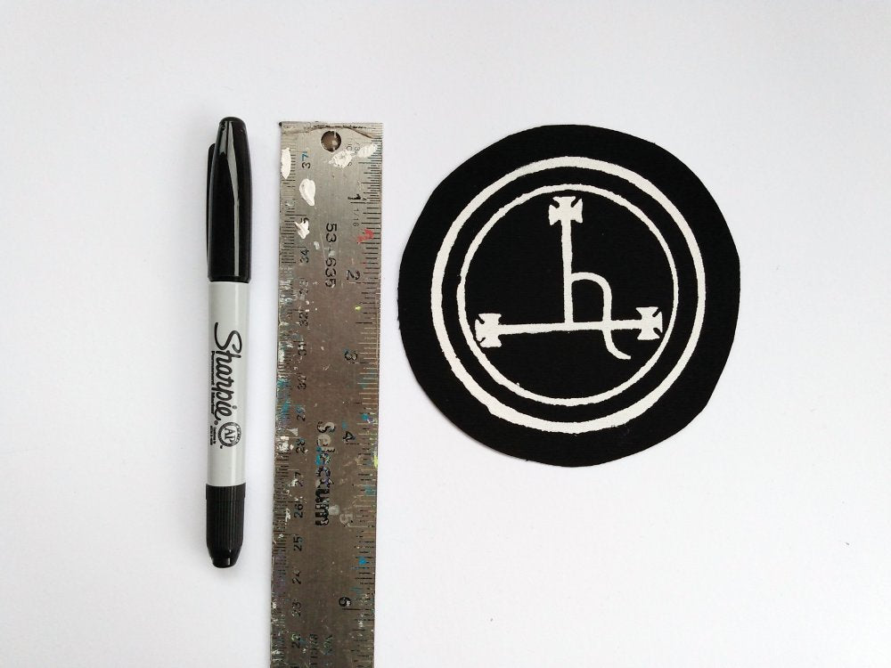 RESTOCKED! Sigil of Lilith Symbol Screen print Sew-on Patches