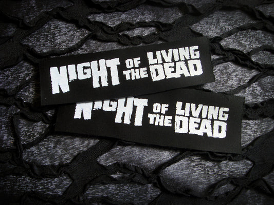 Night of the Living Dead Horror Punk Patches