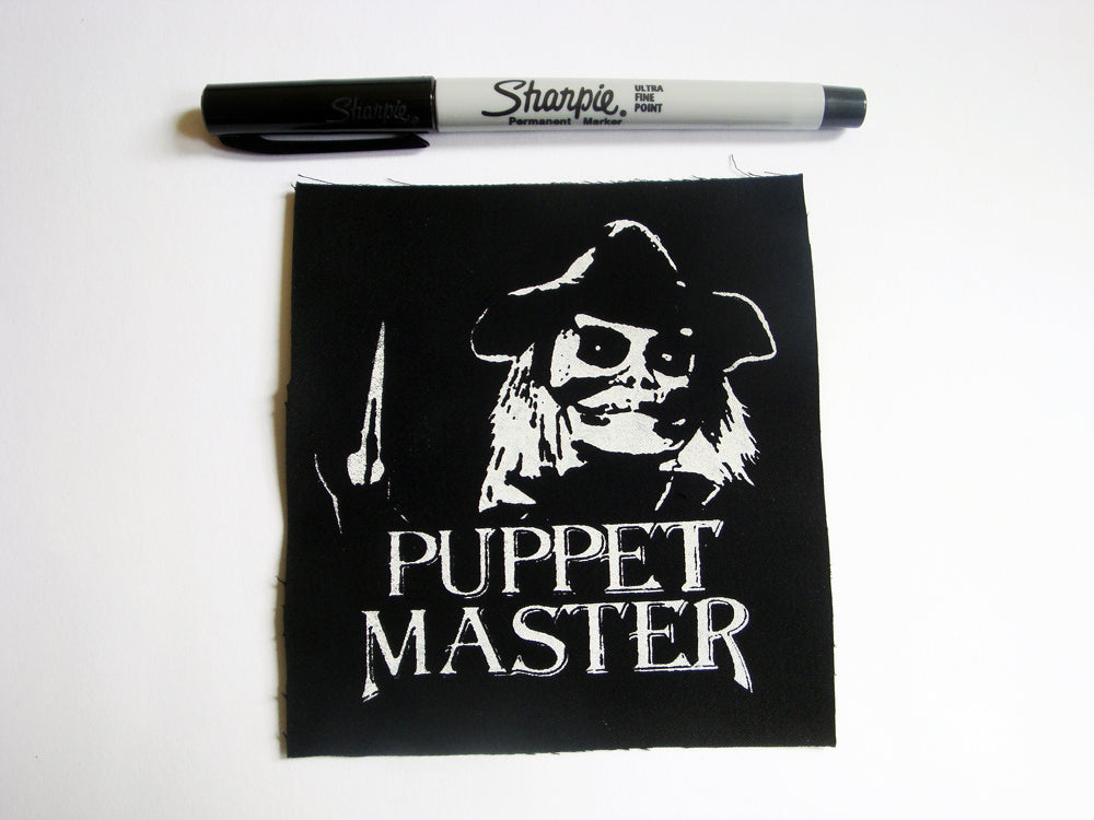 Puppet Master Doll Horror Punk Patches