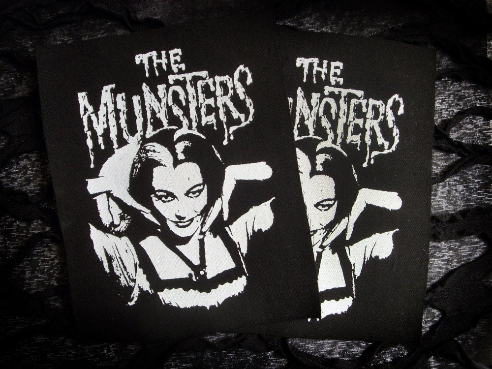 The Munsters Lily Screen print Sew-on Patch