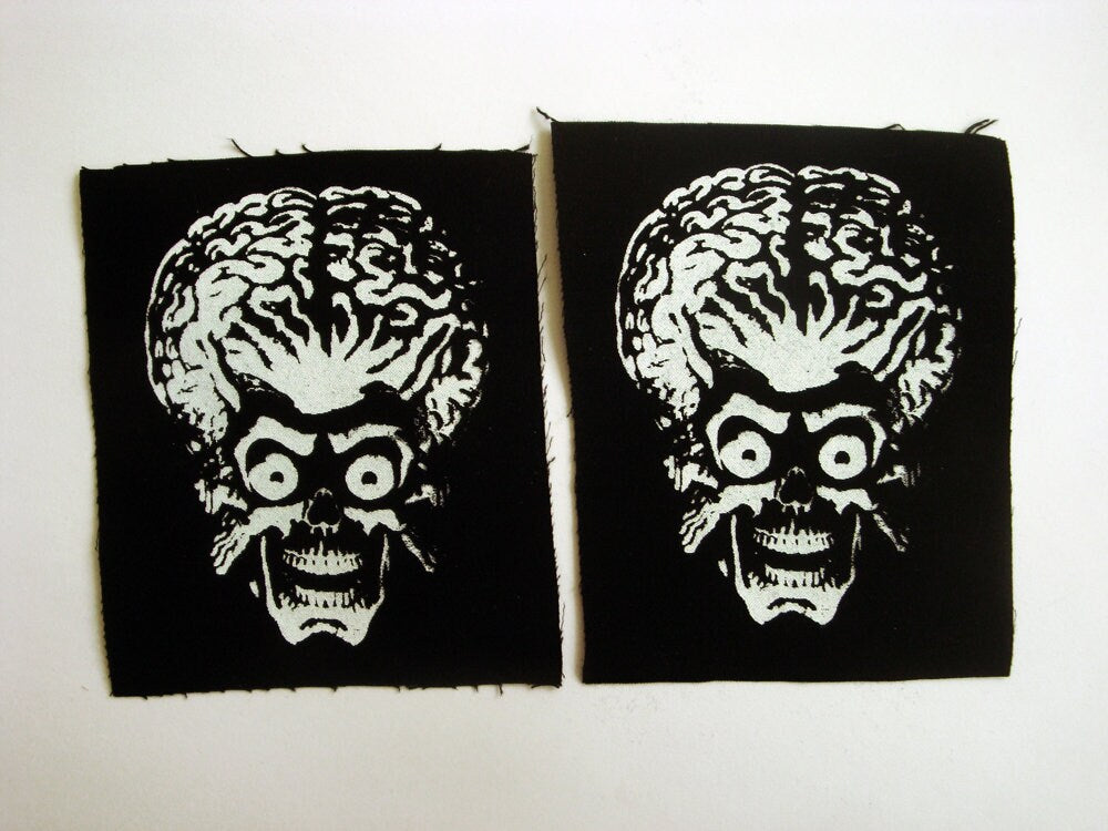 Mars Attack Alien Punk Horror Sew-on Patch