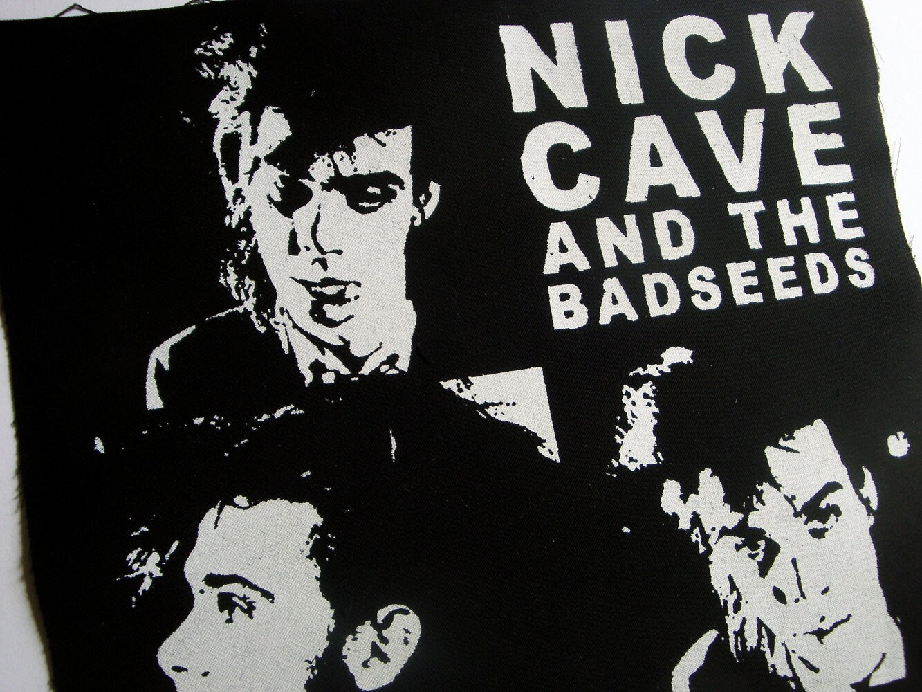Nick Cave and the Bad Seeds Screen print Sew-on Patch