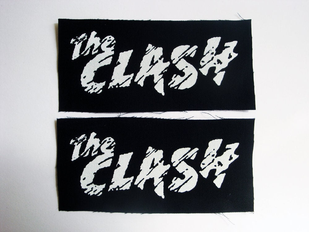 The Clash Screen print Sew-on Patch