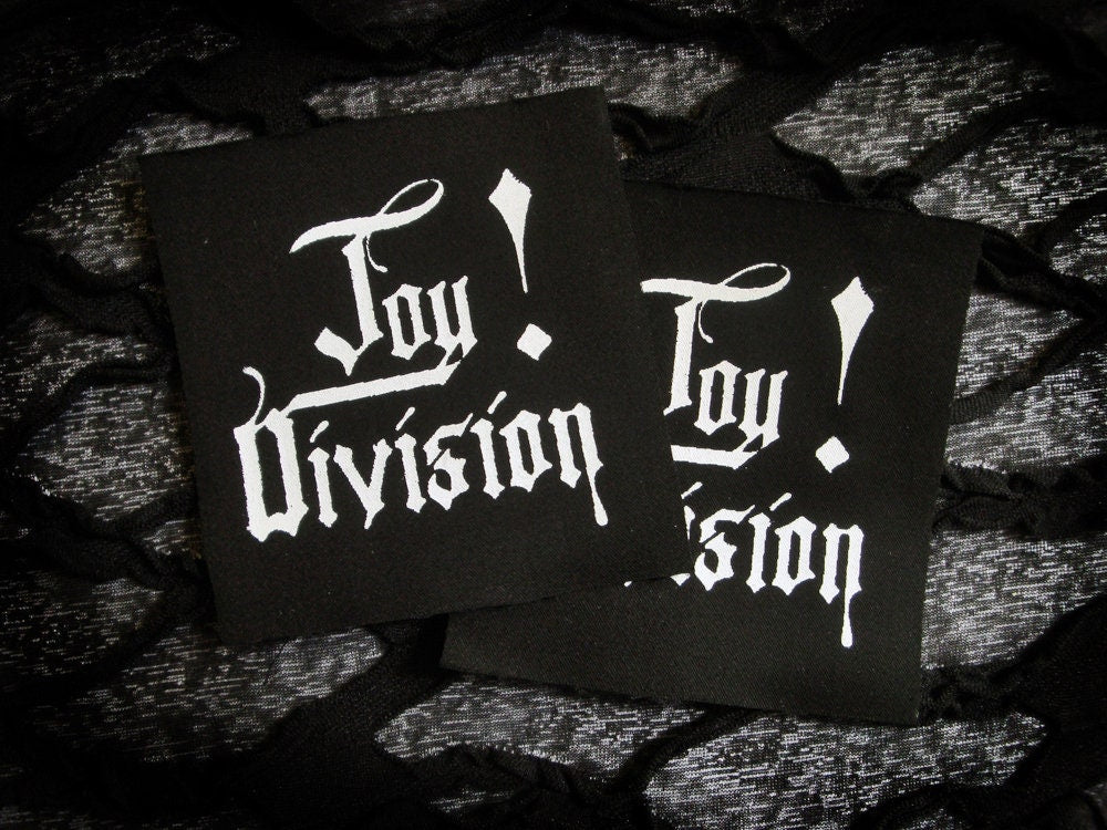 Joy Division Screen print Sew-on Patch