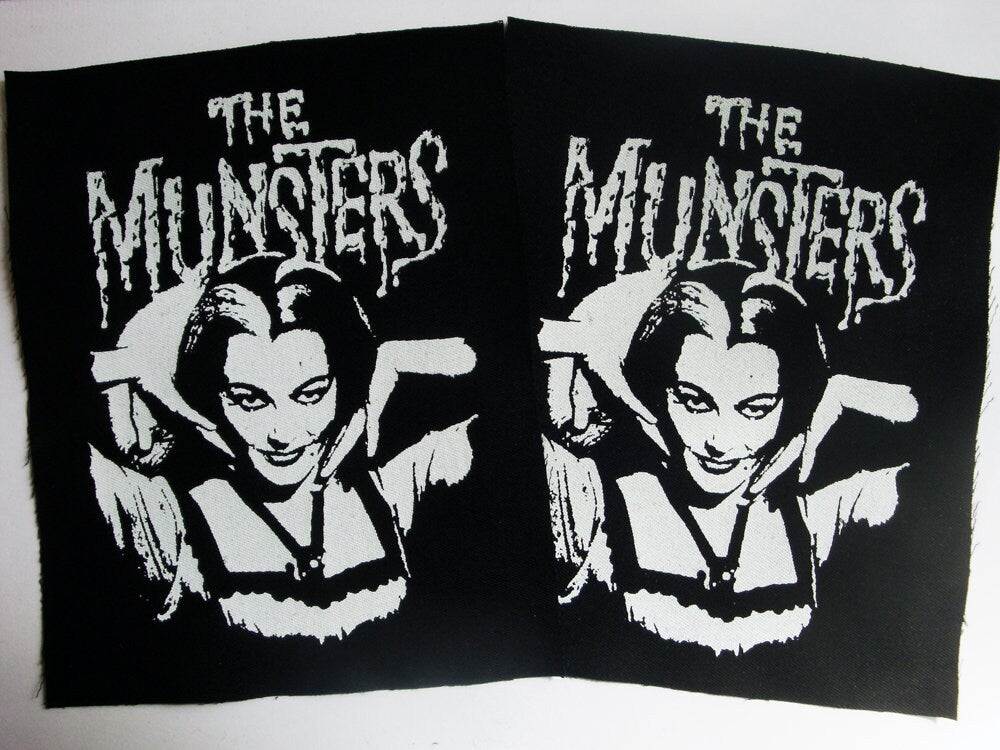 The Munsters Lily Screen print Sew-on Patch