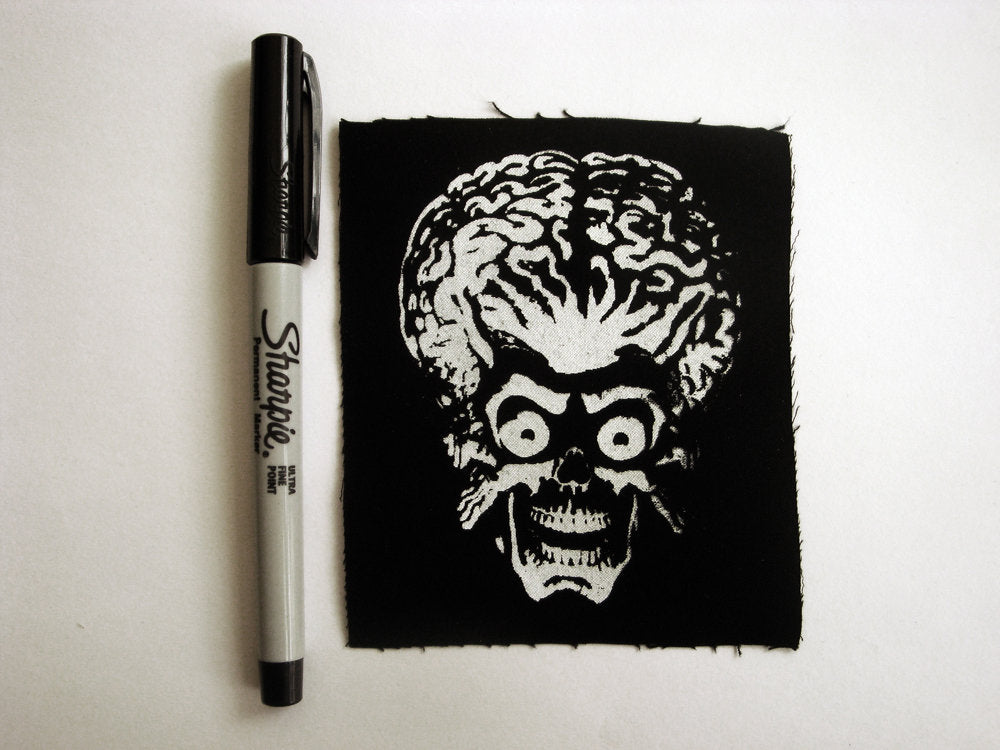 Mars Attack Alien Punk Horror Sew-on Patch