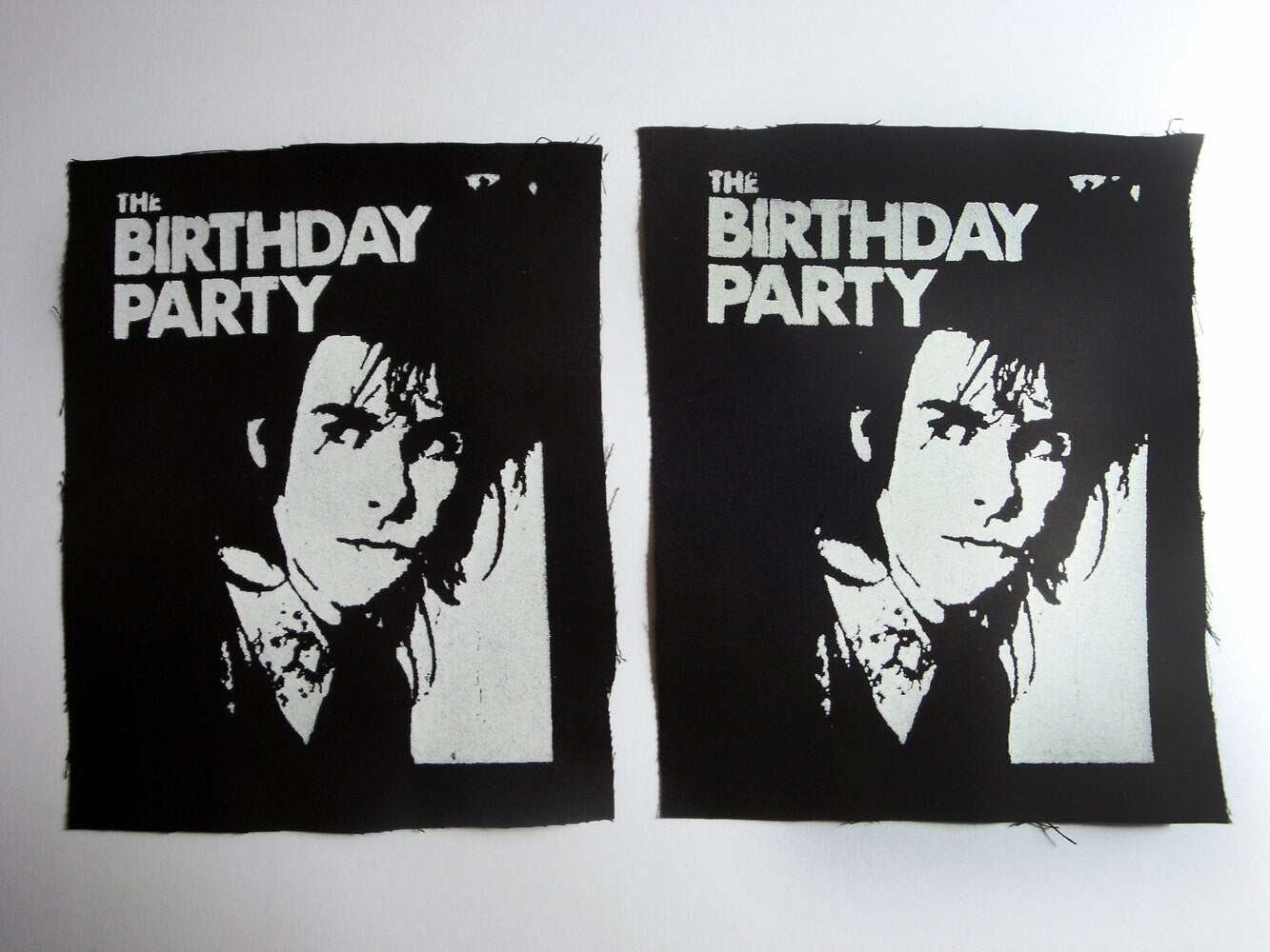 Nick Cave The Birthday Party Screen print Sew-on Patch