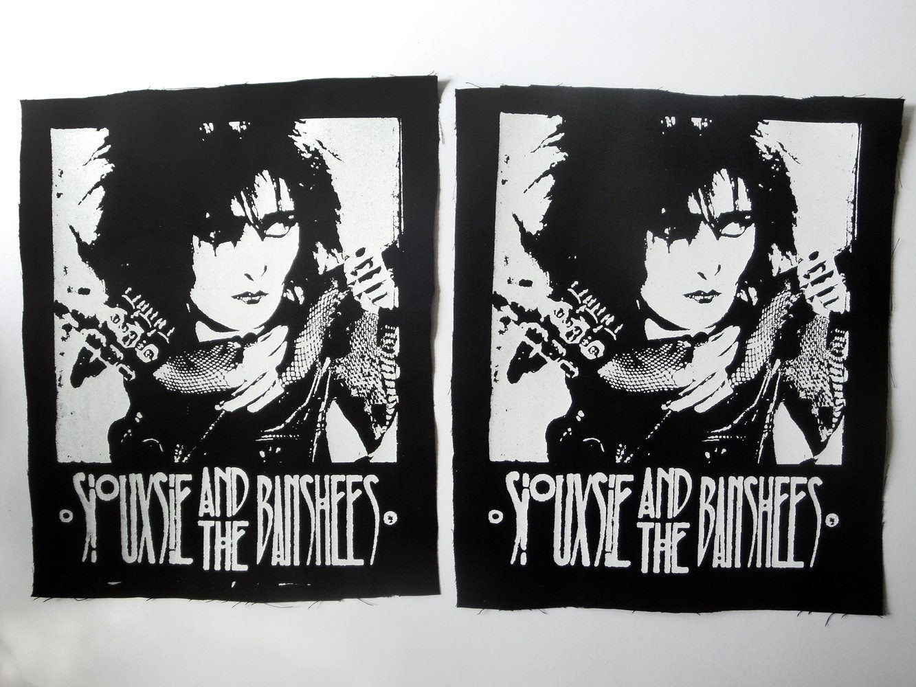 Siouxsie and the Banshees Screen print Sew-on Back Patch