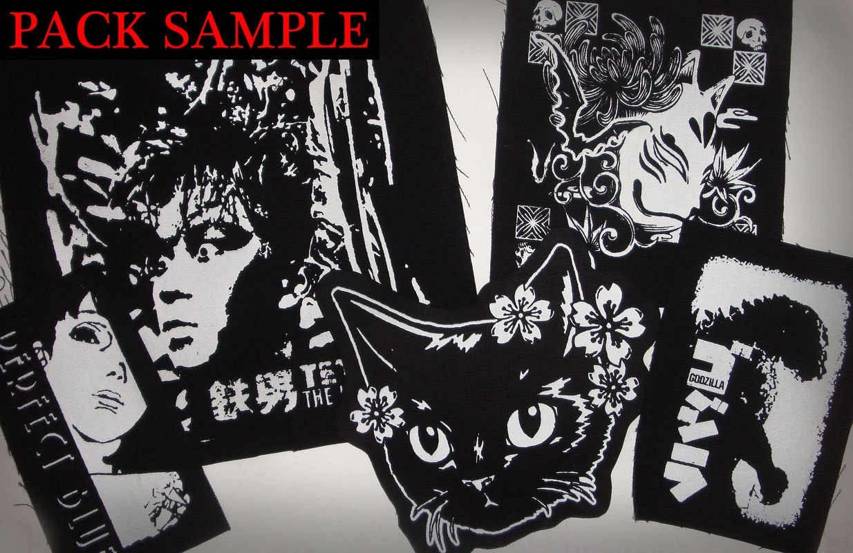 Anime & Japan Mystery Sew-on Patch Packs