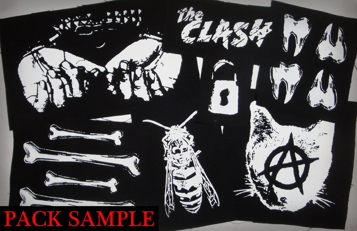 Punk Mystery Sew-on Patch Packs