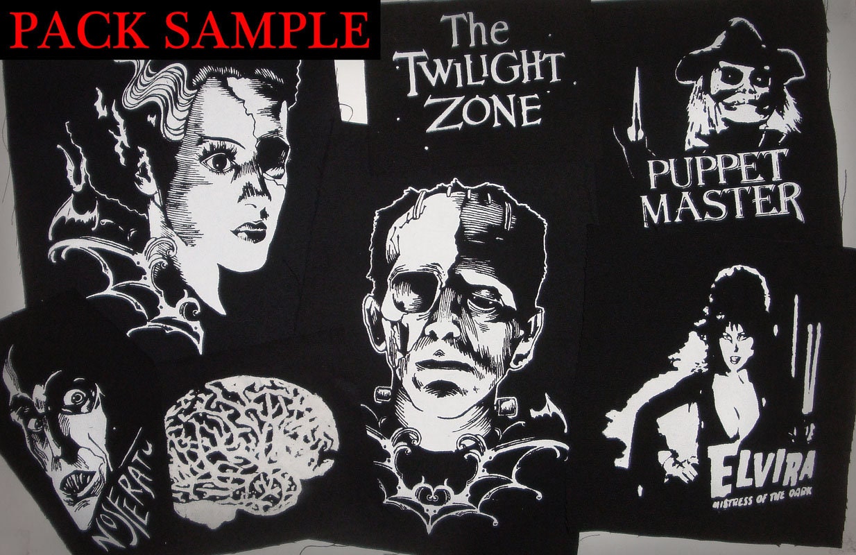 Horror Mystery Sew-on Patch Packs