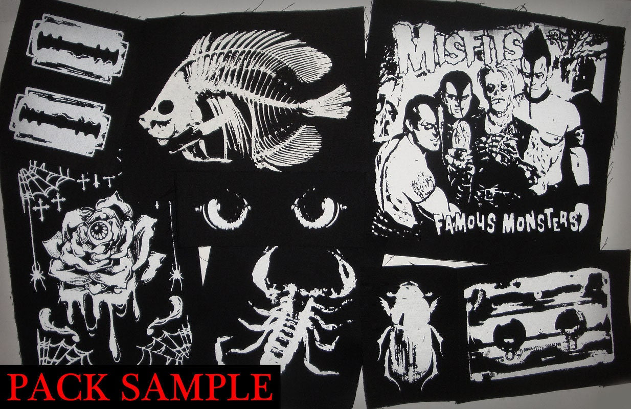 Punk Mystery Sew-on Patch Packs