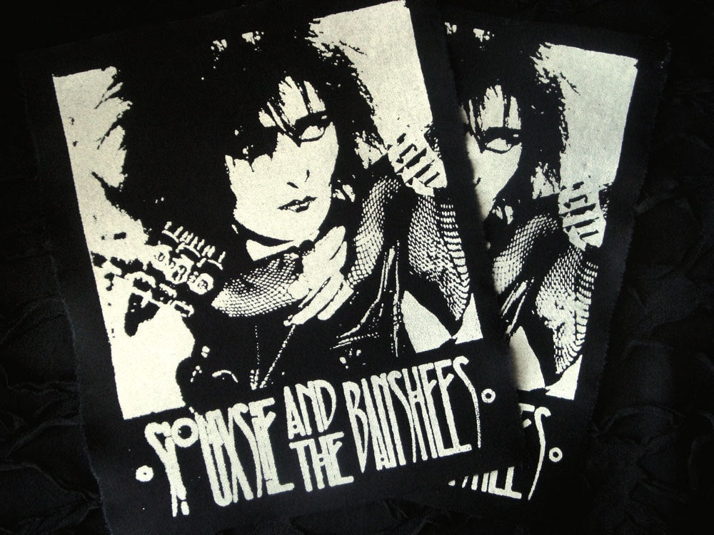 Siouxsie and the Banshees Screen print Sew-on Back Patch